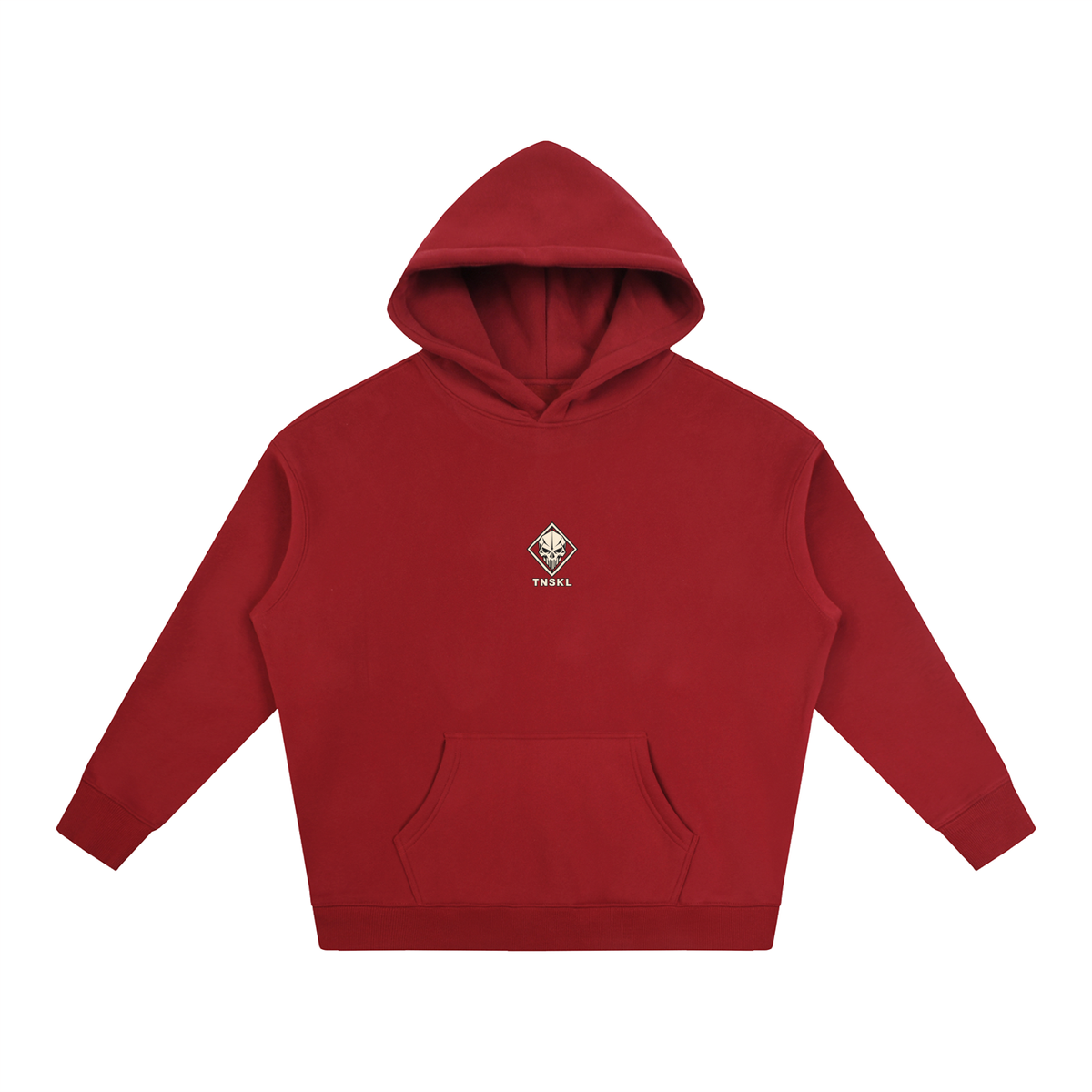 TOONSKULL Ghost Frame Oversized Fleece Graphic Hoodie