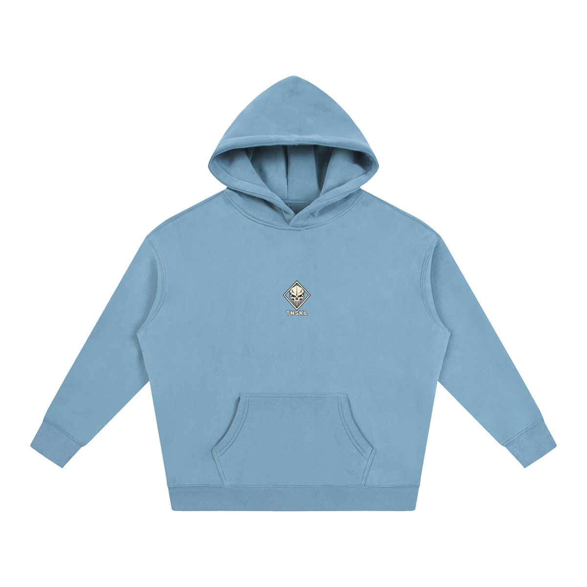TOONSKULL Ghost Frame Oversized Fleece Graphic Hoodie