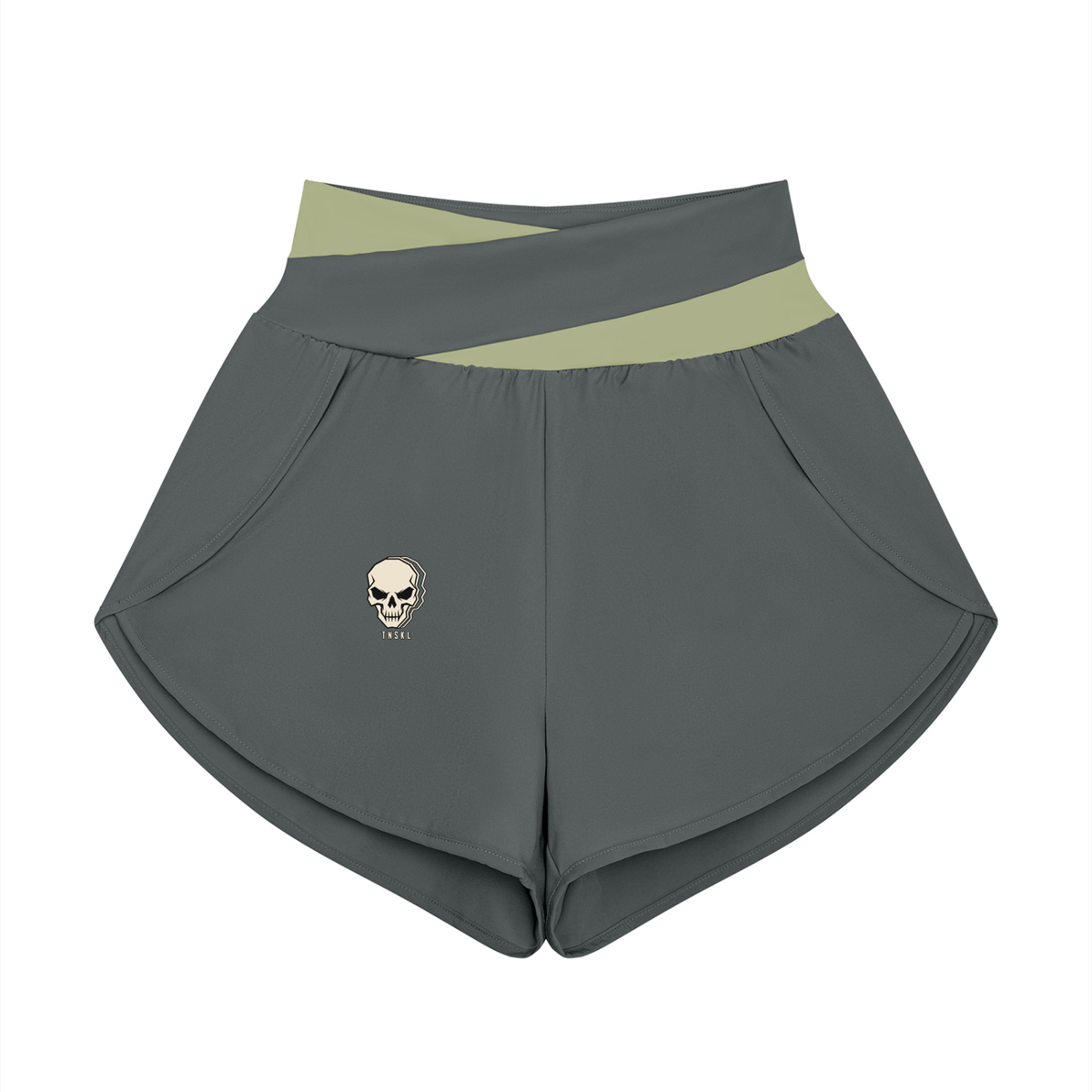 TOONSKULL Afterimage Panelled Yoga Shorts