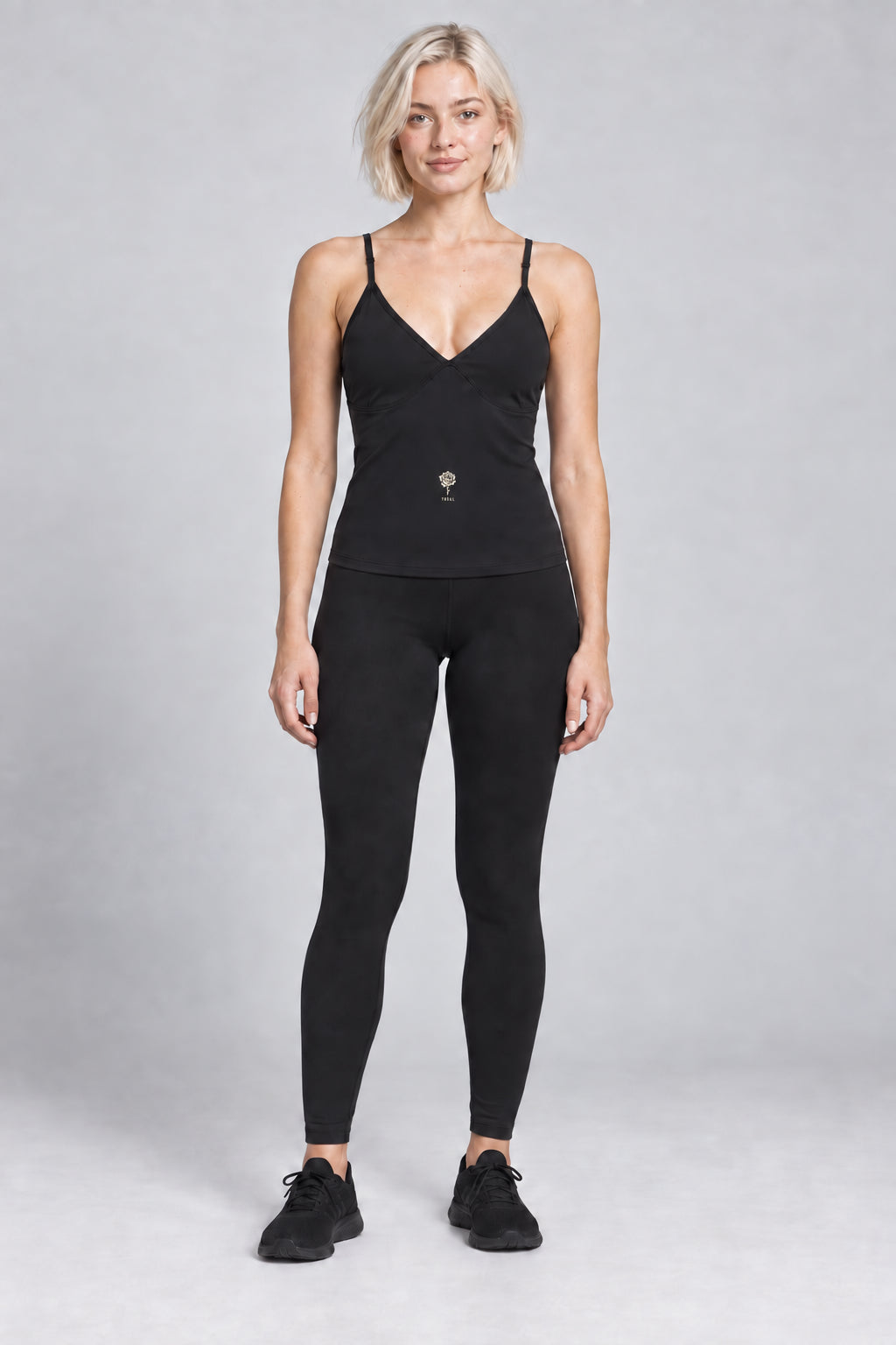 TOONSKULL Hush Signal V-Neck Yoga Tank