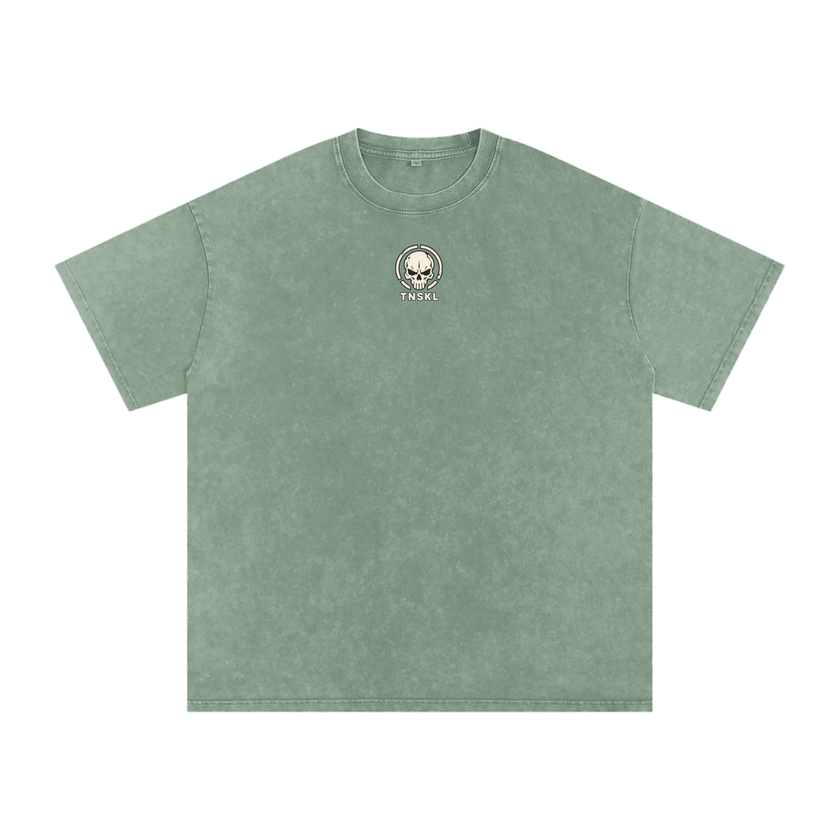 TOONSKULL Ash Signal Oversized Cotton Graphic T-Shirt