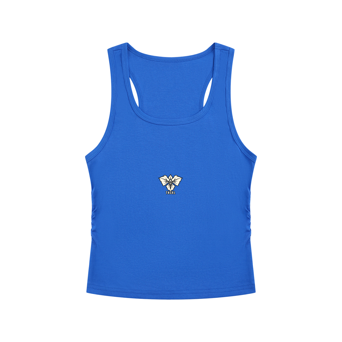 TOONSKULL Ghost Orchid Ruched Tank
