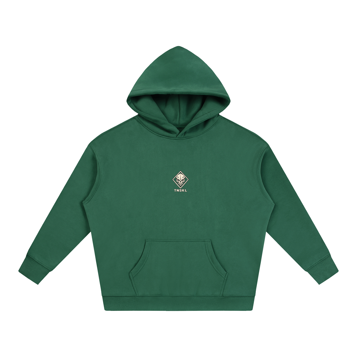 TOONSKULL Ghost Frame Oversized Fleece Graphic Hoodie