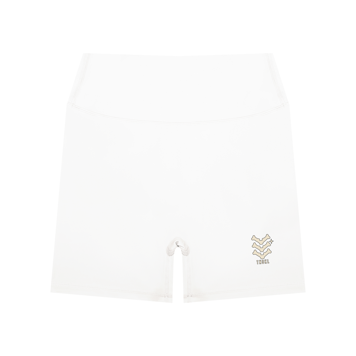 TOONSKULL Bone Echo High-Waisted Biker Shorts