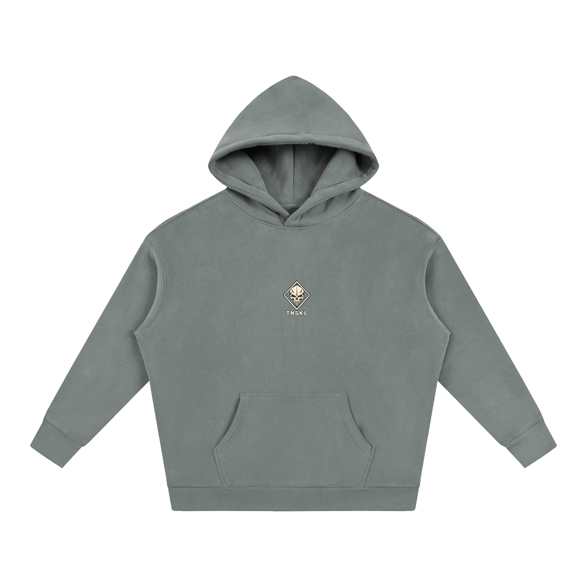 TOONSKULL Ghost Frame Oversized Fleece Graphic Hoodie