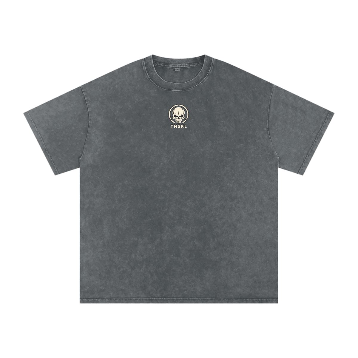 TOONSKULL Ash Signal Oversized Cotton Graphic T-Shirt