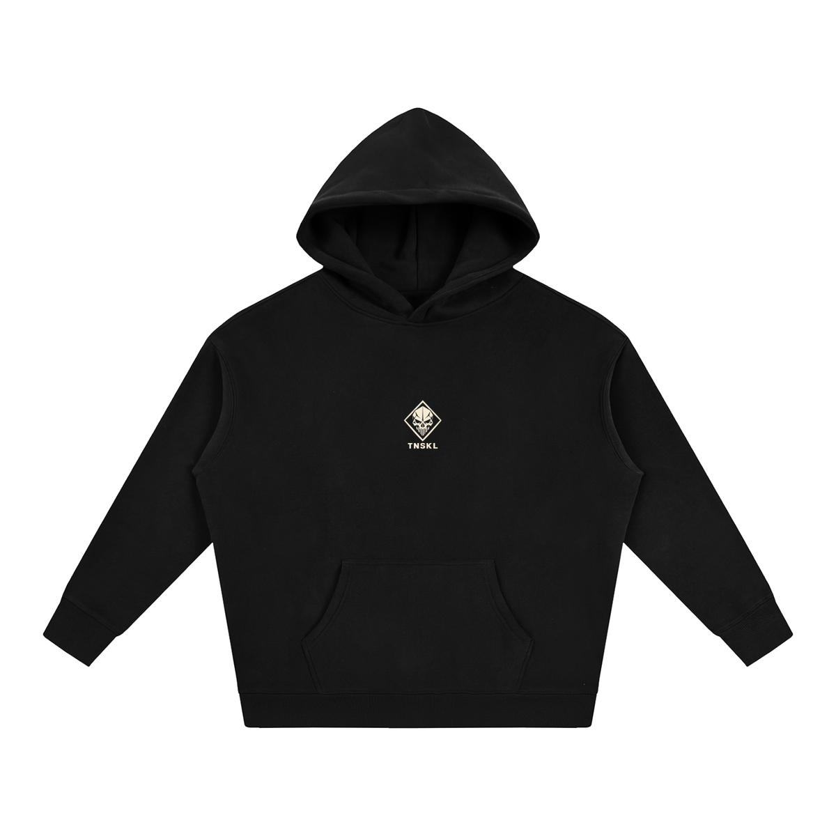 TOONSKULL Ghost Frame Oversized Fleece Graphic Hoodie