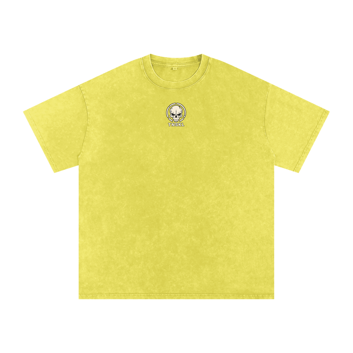 TOONSKULL Ash Signal Oversized Cotton Graphic T-Shirt