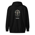 TOONSKULL Eclipse Reaper Zip Hoodie in black — back artwork